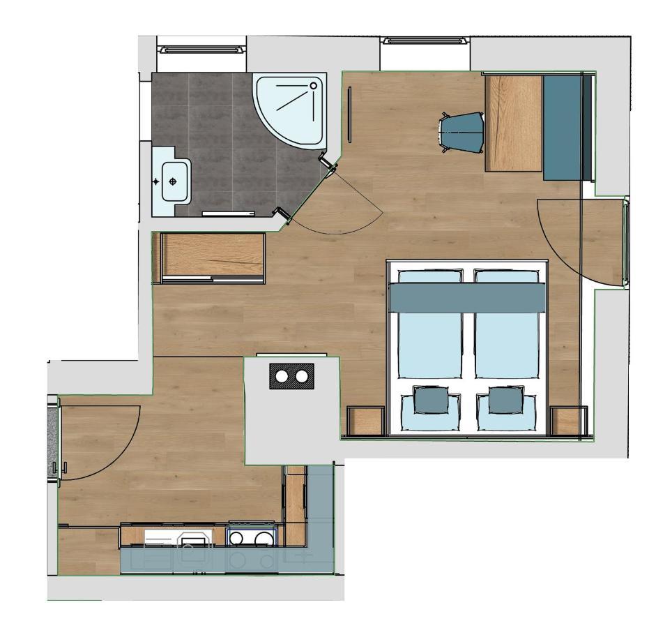 Haus Hubertus Apartment กัลเทือร์ ภายนอก รูปภาพ