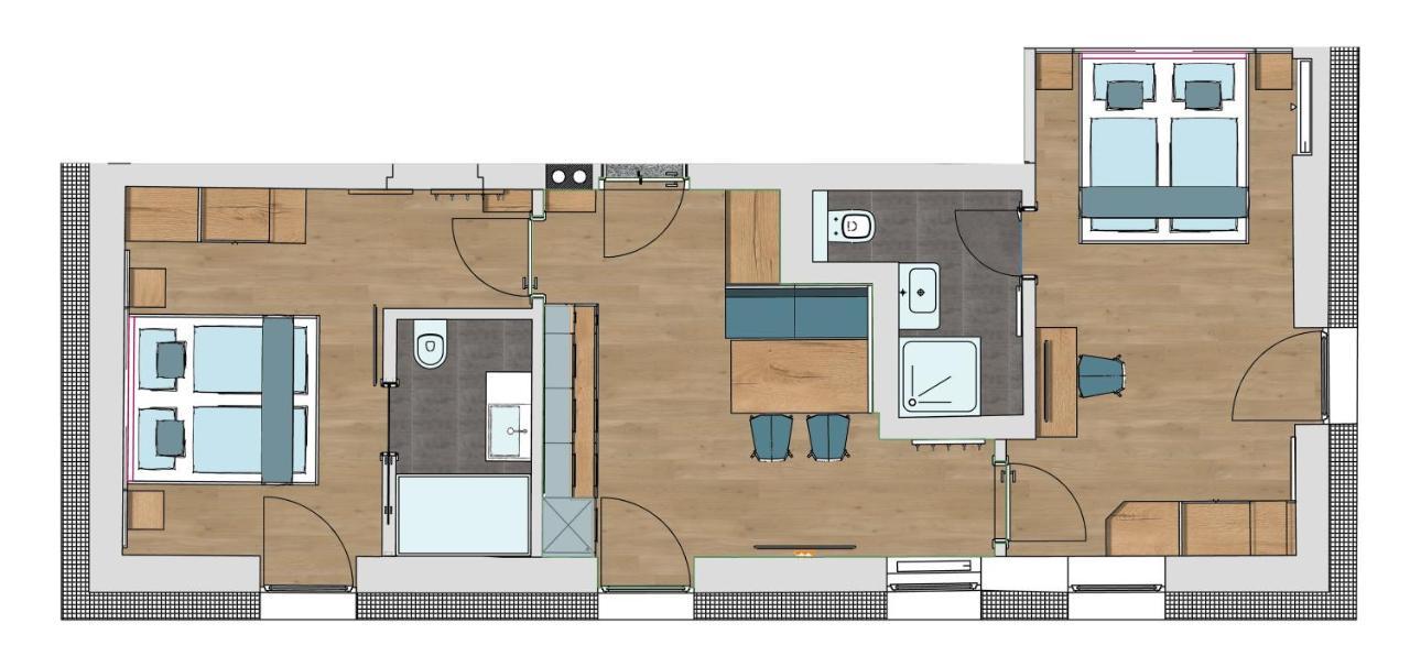 Haus Hubertus Apartment กัลเทือร์ ภายนอก รูปภาพ